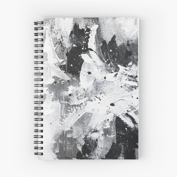 Item preview, Abstract Acrylic Painting B&W designed and sold by emberstudio.