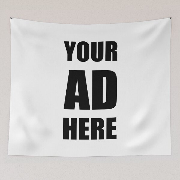 Item preview, Your Ad Here (black) designed and sold by Electric Fairy.