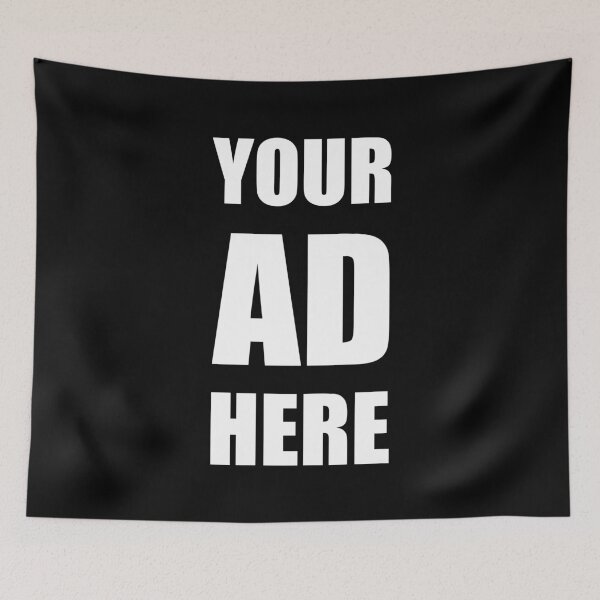 Item preview, Your Ad Here (white) designed and sold by Electric Fairy.