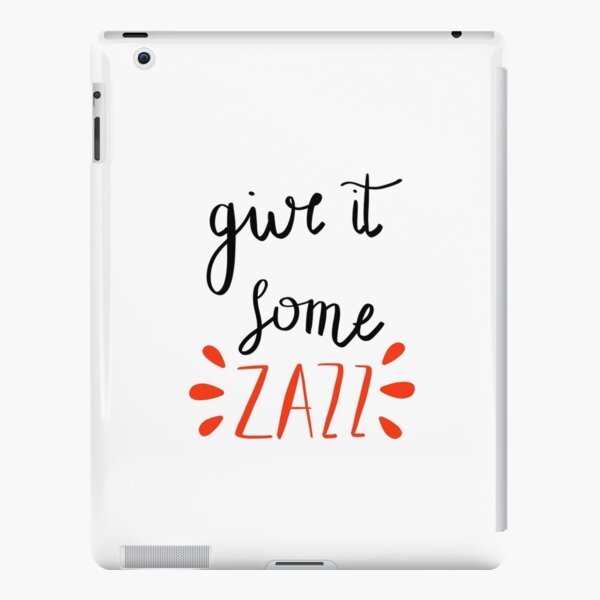 zazz lyrics sticker iPad Snap Case
