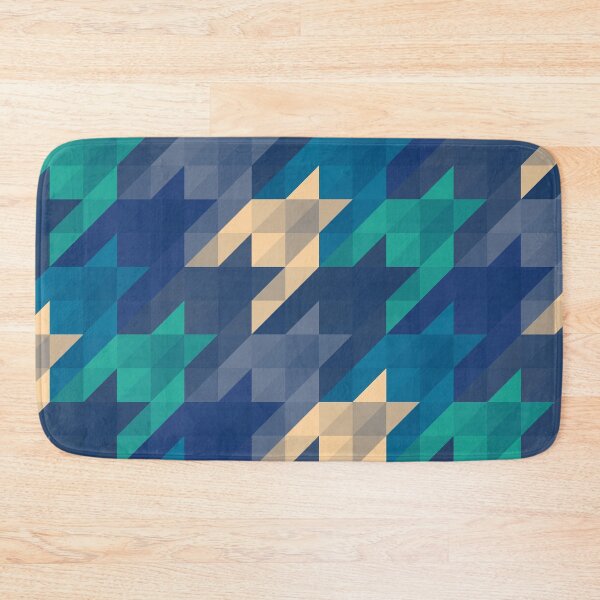 Item preview, Origami houndstooth blues designed and sold by VrijFormaat.