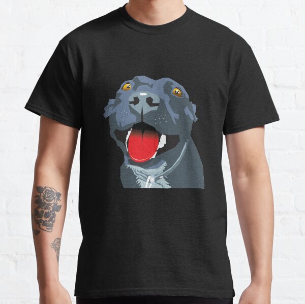 Item preview, Panting Dog Staffy Blue Staffordshire Bull Terrier designed and sold by Bloomin'  Arty Families.