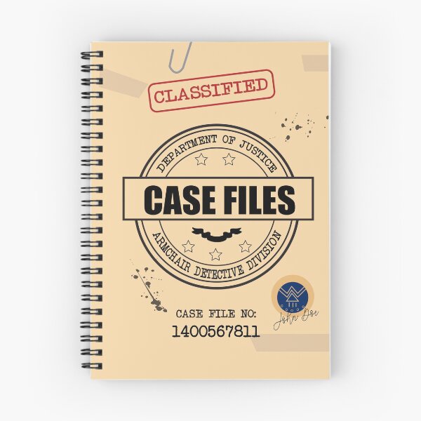 Item preview, Case Files Note Book Or Journal designed and sold by Basic  Beach.