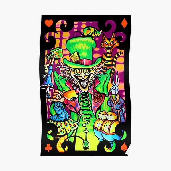 Mad Hatter Posters | Redbubble