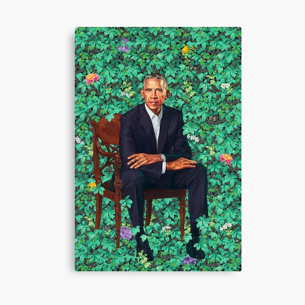 Obama Portrait Poster Canvas Print