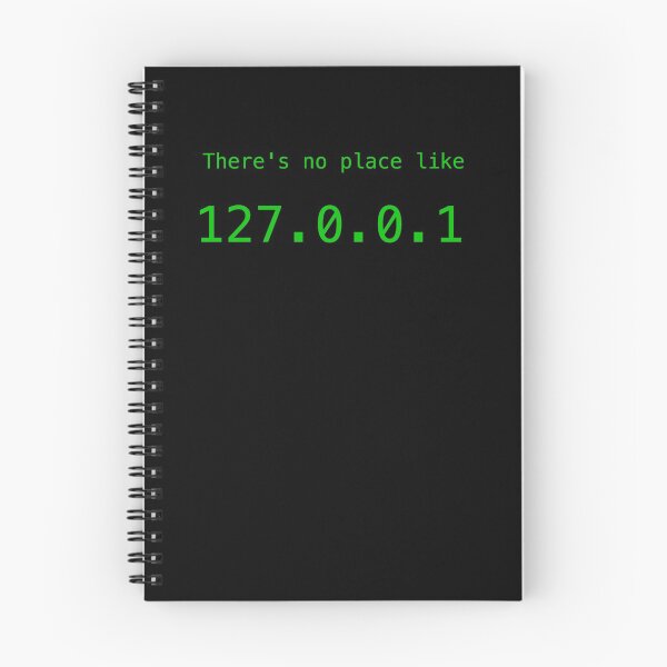 Item preview, There's no place like 127.0.0.1 - Green Text Design designed and sold by noodledesigns.