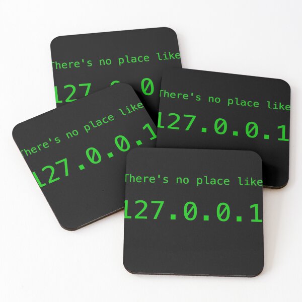 Item preview, There's no place like 127.0.0.1 - Green Text Design  designed and sold by noodledesigns.