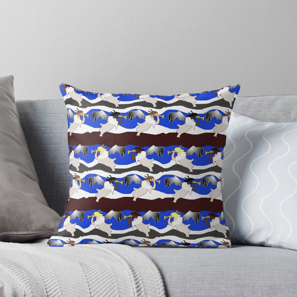 Item preview, Throw Pillow designed and sold by bloomingvine.
