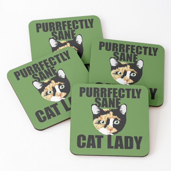 Item preview, Purrfectly sane cat lady designed and sold by FrictionMaxxing.