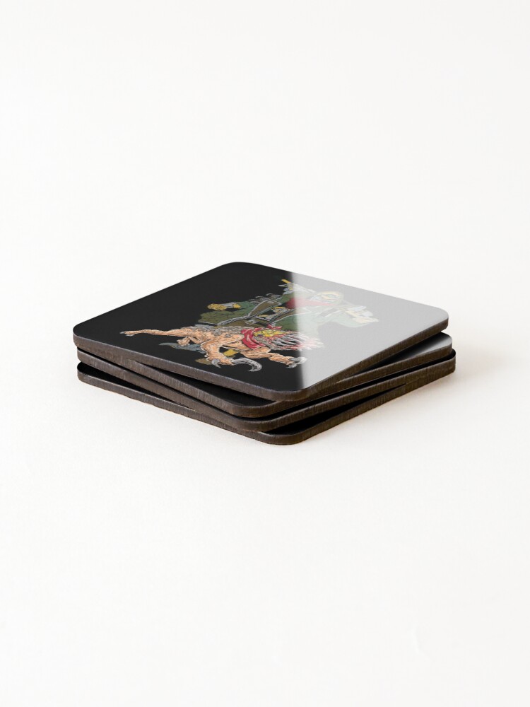 Alternate view of FL4K The Beastmaster With Guard Skag Borderlands 3 Rakk Attack! Coasters (Set of 4)