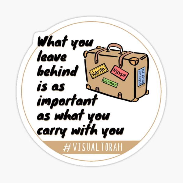 What to Leave Behind Sticker