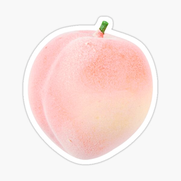 Aesthetic Peach Sticker By Okihanashop Redbubble 7587