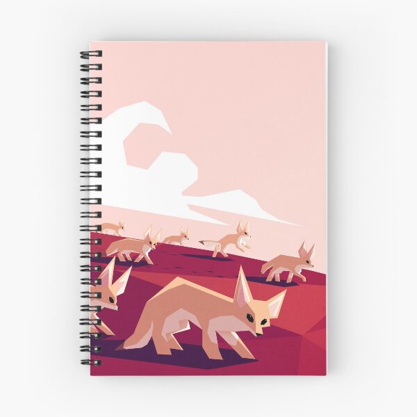 Item preview, desert foxes on the prowl designed and sold by Yetiland.