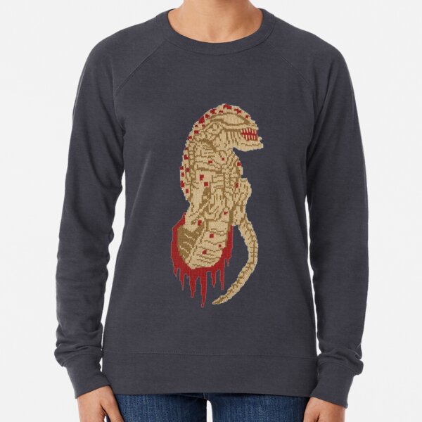 Alien Christmas Sweater Lightweight Sweatshirt
