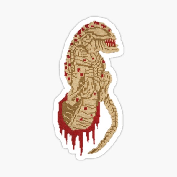 Alien Christmas Sweater Sticker