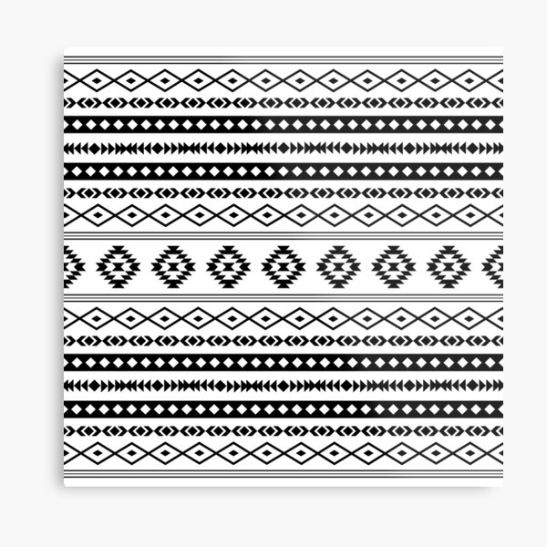 Zentangle Aztec Tumblr Design Metallbild Von Holliesapparel Redbubble