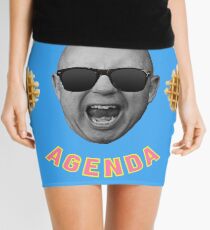 Waffle Agenda Logo Mini Skirt