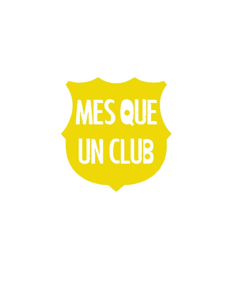 Mes que un club - fc barcelona - gold