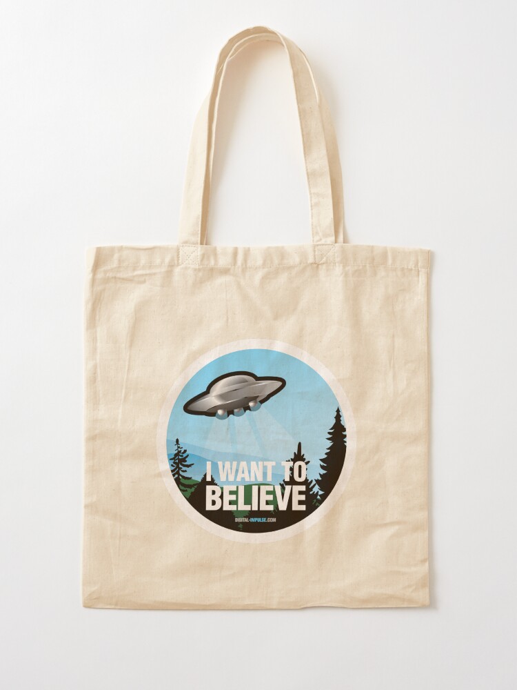 Alternate view of I Want to Believe Tote Bag