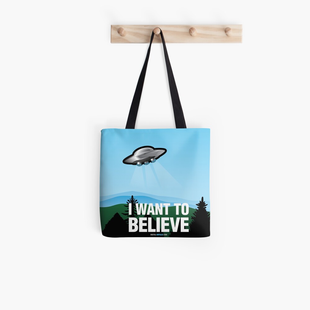 I Want to Believe Tote Bag