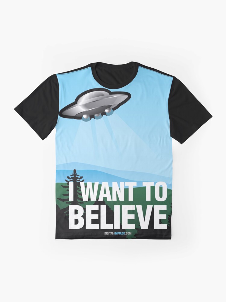Alternate view of I Want to Believe Graphic T-Shirt