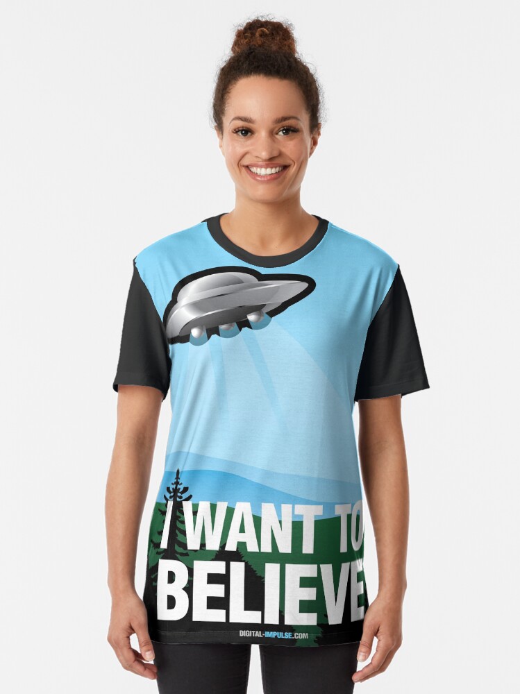 Alternate view of I Want to Believe Graphic T-Shirt