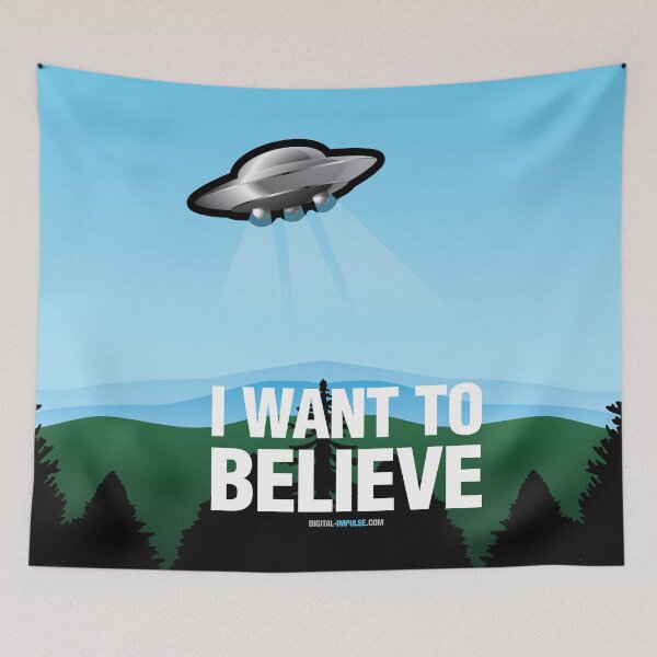 Item preview, I Want to Believe designed and sold by digitalchet.