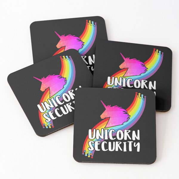 Item preview, Unicorn Security Cute Rainbow Colors and Little Stars  designed and sold by alenaz.