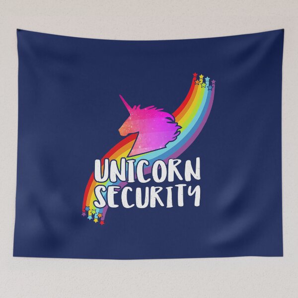 Item preview, Unicorn Security Cute Rainbow Colors and Little Stars  designed and sold by alenaz.
