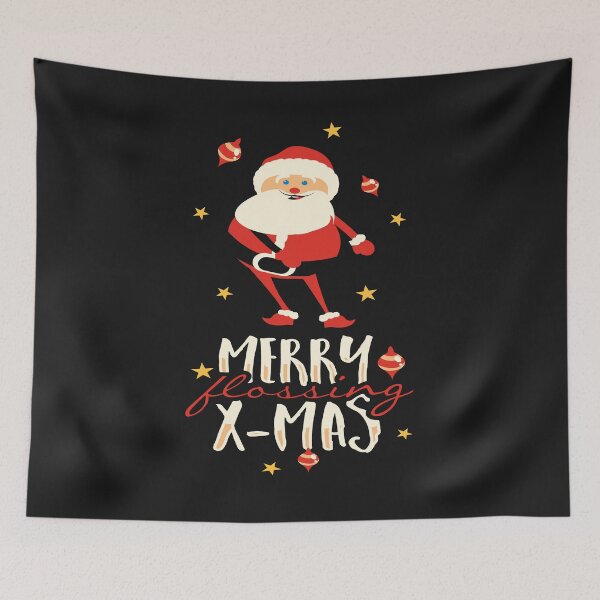 Item preview, Merry flossing X-Mas - Dancing Santa Claus designed and sold by dm4design.