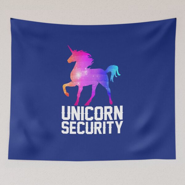 Item preview, Unicorn Security Magical Horse Cute Gift designed and sold by alenaz.
