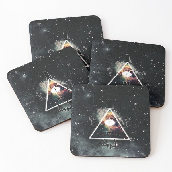 Bill Cypher: Master of Space and Time Coasters (Set of 4)