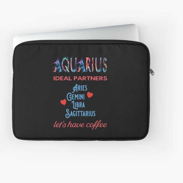 Aquarius Ideal Partners Laptop Sleeve