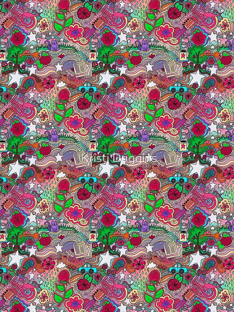 Project 860 Kitschy Colorful Art by BohoBear