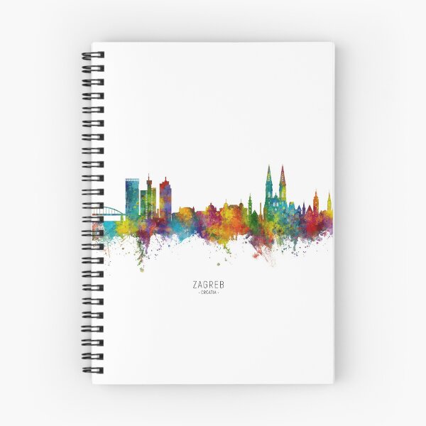 Item preview, Zagreb Croatia Skyline designed and sold by ArtPrints.