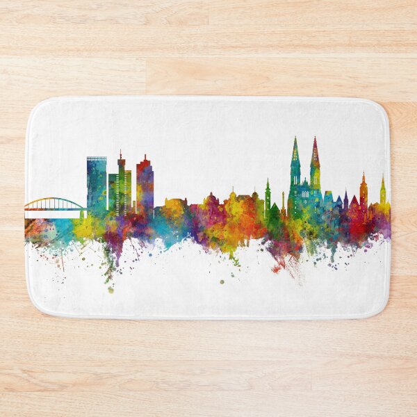Item preview, Zagreb Croatia Skyline designed and sold by ArtPrints.