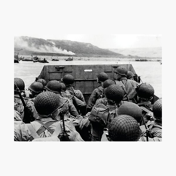 D-Day - Omaha Photographic Print