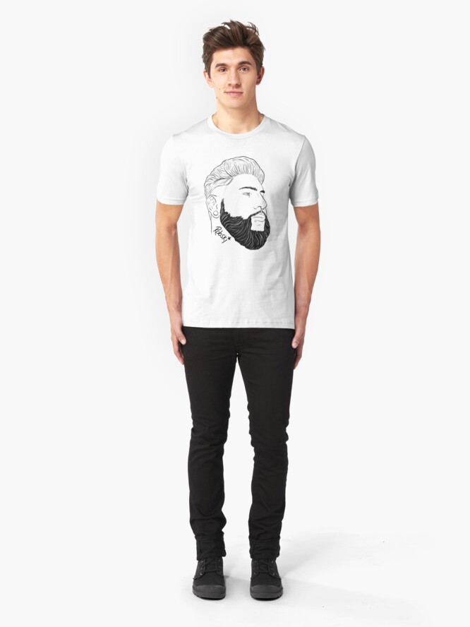 Alternate view of ColorKeys - Black Lines Slim Fit T-Shirt