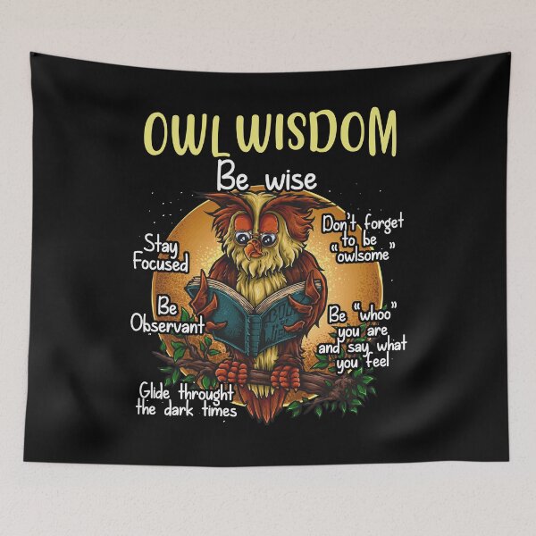 Item preview, Funny Owl Lover Gift - Animal Wisdom - Bookworm Gift - Wise Owl Reading designed and sold by kntranhoang.
