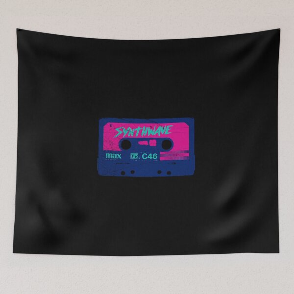 Item preview, Synthwave Retrowave Aesthetic Vintage Drive Laser Cassette design designed and sold by A-Fashion.