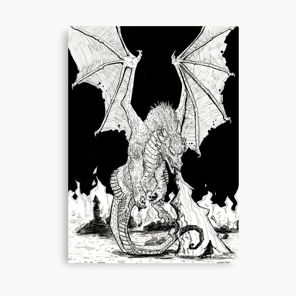 The Old Dragon Canvas Print