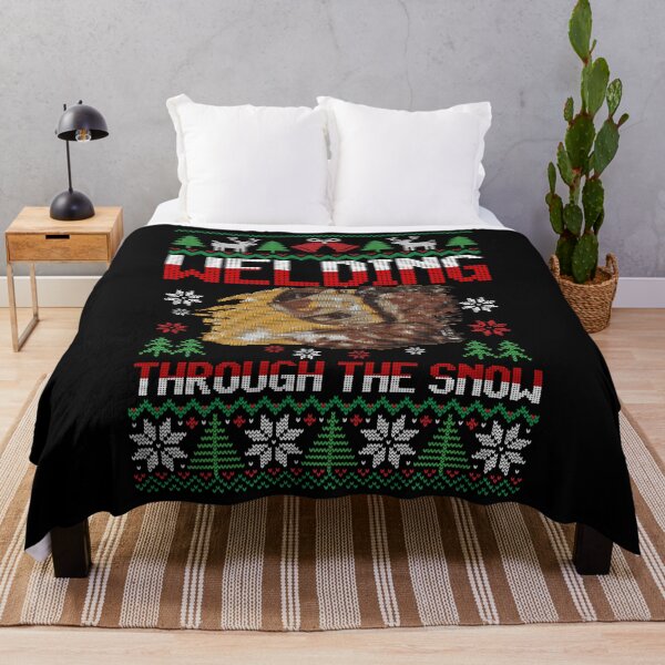 Item preview, Funny Welder Gift - Welding Through The Snow - Christmas designed and sold by kntranhoang.
