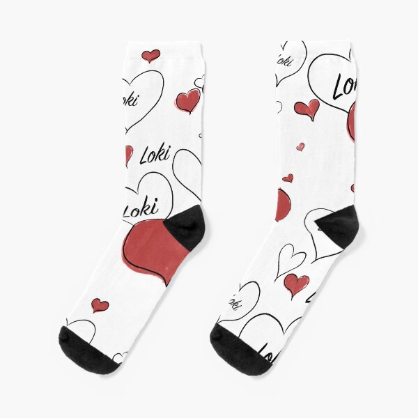 Loki Hearts Socks