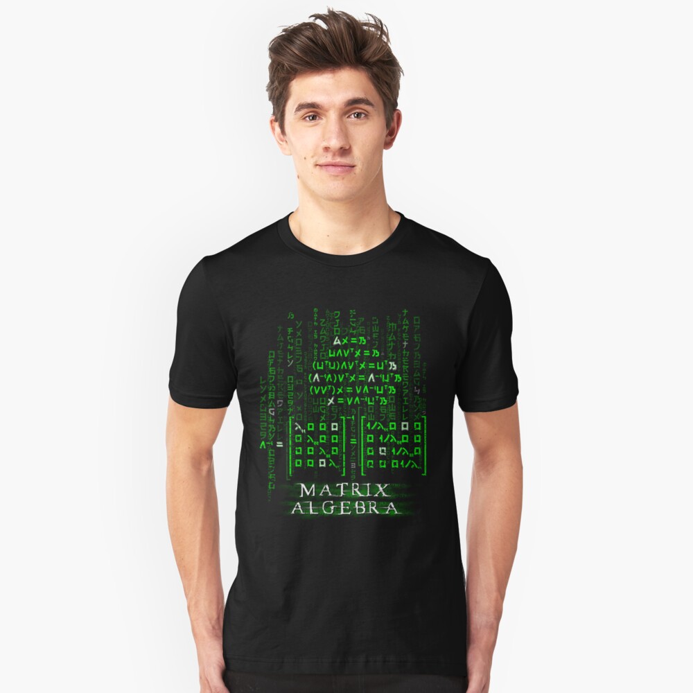 Matrix Algebra Slim Fit T-Shirt
