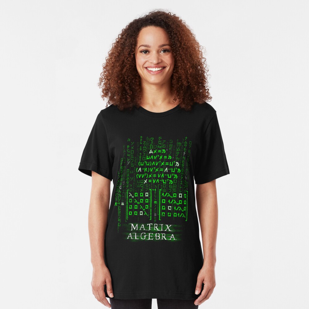Matrix Algebra Slim Fit T-Shirt