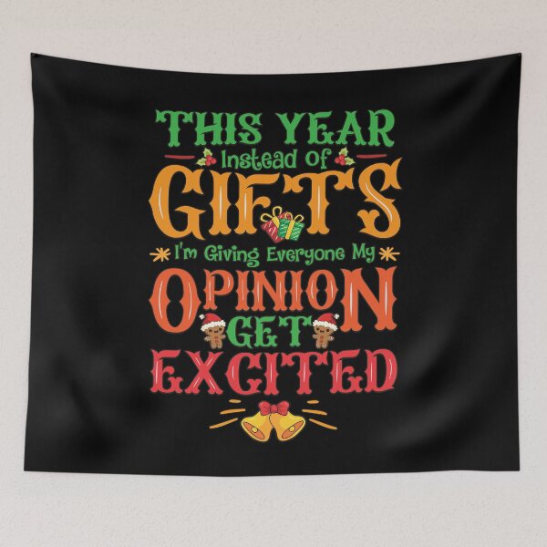 Item preview, Christmas Funny Gag Gift - Instead Of Gifts - Sarcasm designed and sold by kntranhoang.