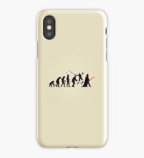 Human Evolution Star Wars iPhone Case