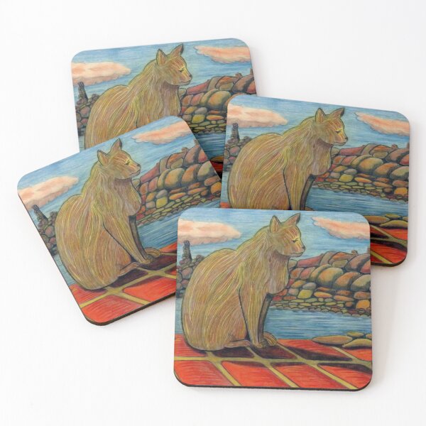 Item preview, 475 - RIVER CAT - DAVE EDWARDS - COLOURED PENCILS - 2019 designed and sold by BLYTHART.