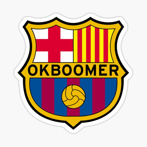 ok boomer FCB Sticker
