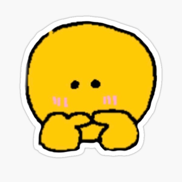 Shy Emoji Stickers | Redbubble